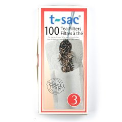 Papierové čajové filtre T-Sac (veľkosť 3)