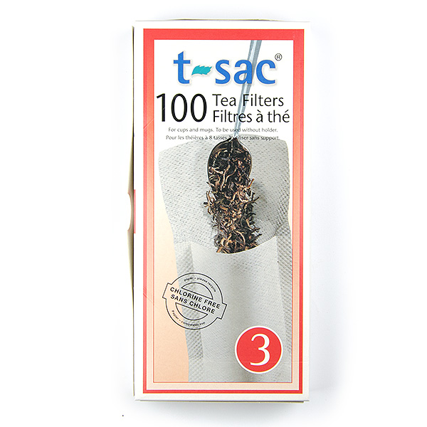 Papierové čajové filtre T-Sac (veľkosť 3)